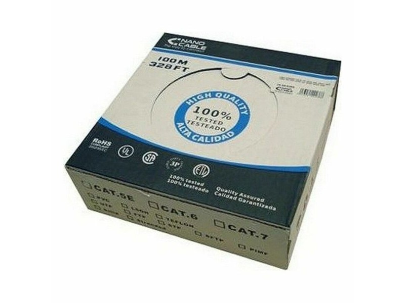 Категория 5 UTP кабел NANOCABLE 10.20.0302 (100 m) Сив 100 m Категория 5 UTP кабел NANOCABLE 10.20.0302 (100 m) Сив 100 m