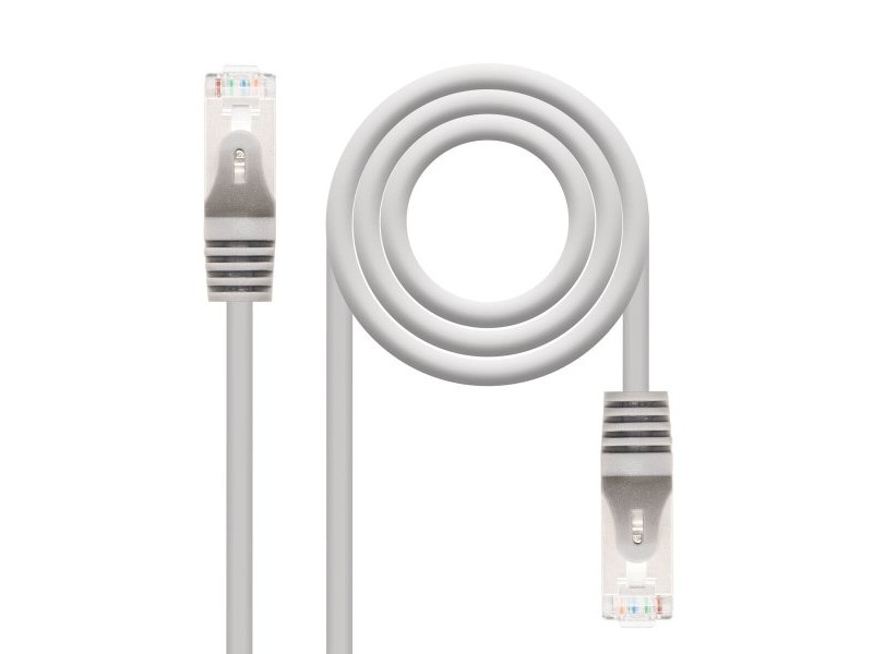 UTP категория 6 твърд мрежови кабел NANOCABLE 15m Cat6e Сив 15 m