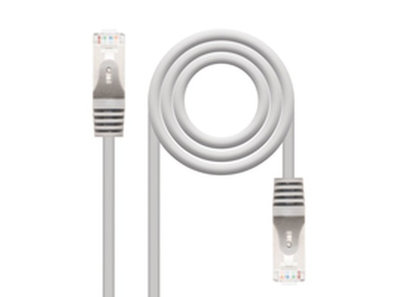 UTP категория 6 твърд мрежови кабел NANOCABLE 15m Cat6e Сив 15 m