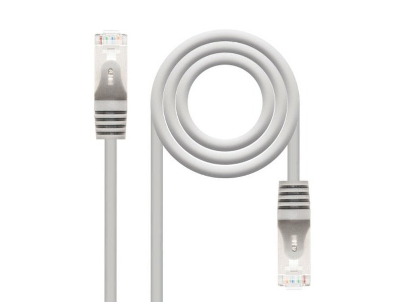 UTP категория 6 твърд мрежови кабел NANOCABLE 15m Cat6e Сив 15 m