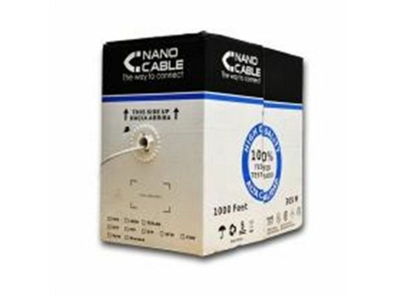 Твърд кабел RJ45 категория 6 FTP NANOCABLE 10.20.0904 305 m