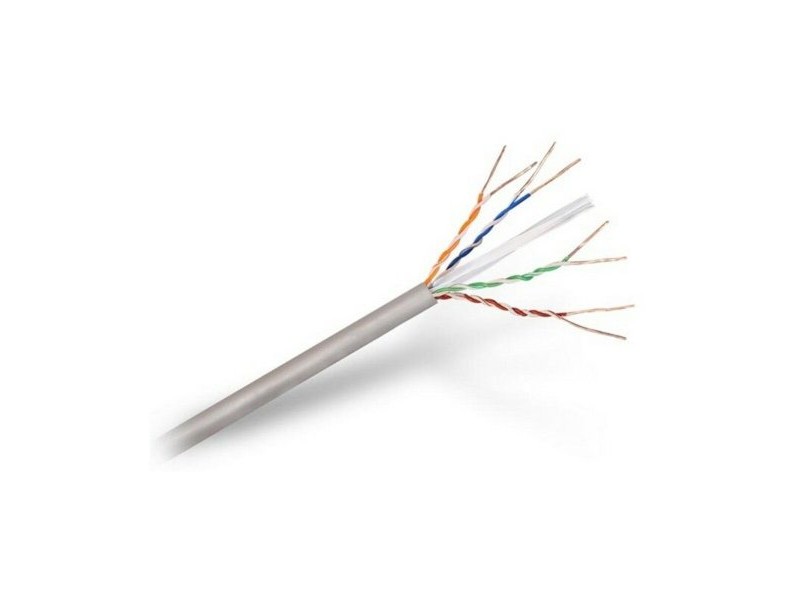 UTP категория 6 твърд мрежови кабел NANOCABLE 10.20.0502 100 m Сив 100 m