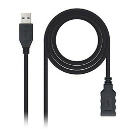Кабел USB 3.0 A към USB A NANOCABLE 10.01.0902BK 2 m Черен