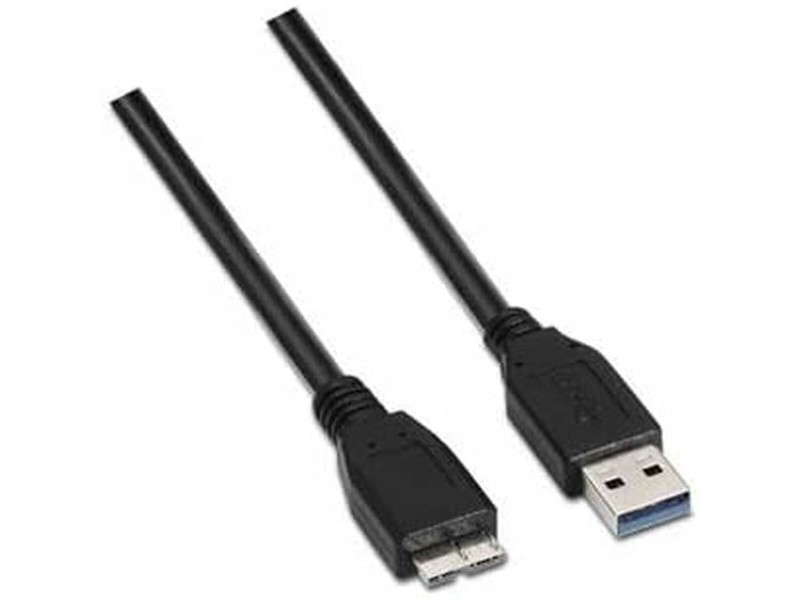 Кабел USB 3.0 A към микро USB B NANOCABLE 10.01.1102-BK Черен 2 m