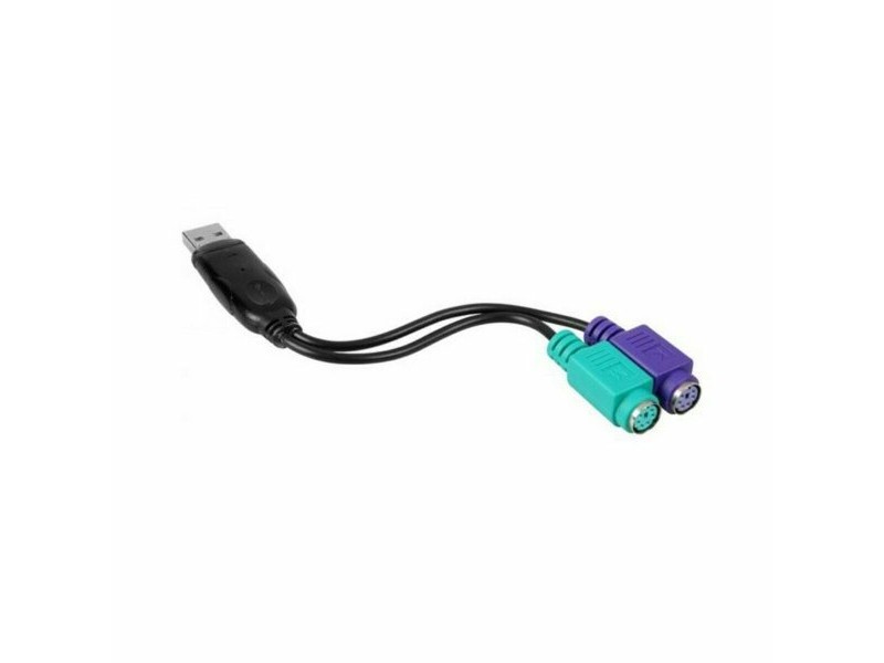 Адаптер PS/2 към USB NANOCABLE 10.03.0101 Черен 0,15 m