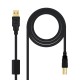 Кабел USB 2.0 A към USB B NANOCABLE 10.01.1205 Черен 5 m