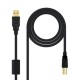 Кабел USB 2.0 A към USB B NANOCABLE 10.01.1205 Черен 5 m