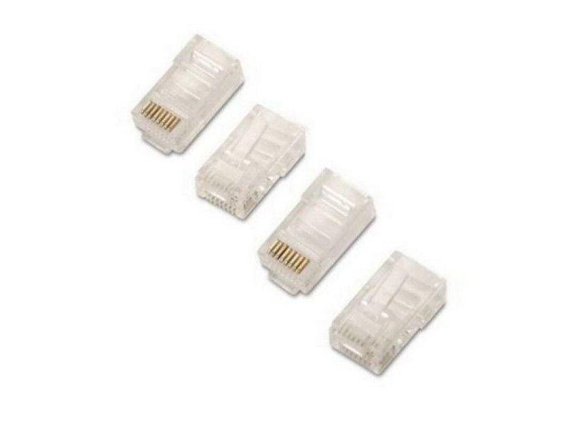 Конектор RJ45 категория 5 UTP NANOCABLE 10.21.0102-100 100 pcs Прозрачен