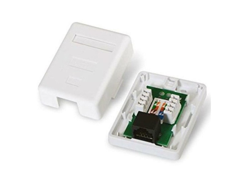 Кутия за мрежова връзка NANOCABLE 10.21.1501 UTP RJ45 6 Бял