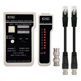 UTP категория 6 твърд мрежови кабел RJ11/RJ12/RJ45, coaxial NANOCABLE 10.31.0303 Бял/Черен