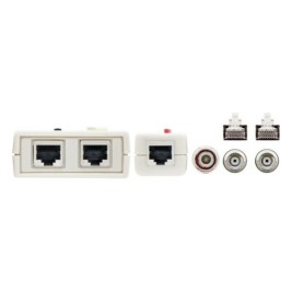 UTP категория 6 твърд мрежови кабел RJ11/RJ12/RJ45, coaxial NANOCABLE 10.31.0303 Бял/Черен