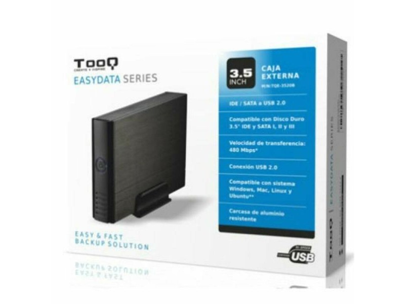 Външна кутия TooQ TQE-3520B HD 3.5 Външна кутия TooQ TQE-3520B HD 3.5