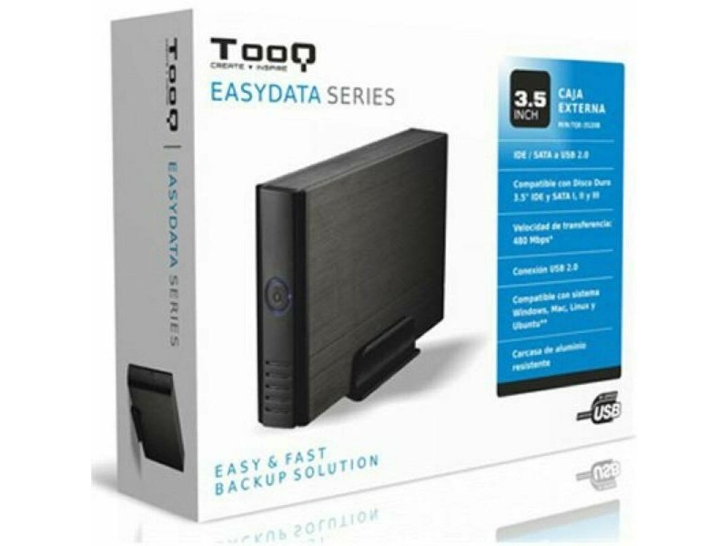 Външна кутия TooQ TQE-3520B HD 3.5 Външна кутия TooQ TQE-3520B HD 3.5