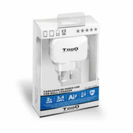 Зарядно за стена TooQ TQWC-1S02WT USB x 2 17W Бял 17 W