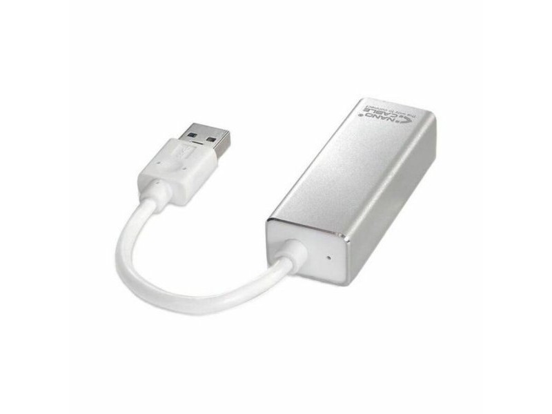 Адаптер за USB-C към DVI NANOCABLE USB 3.0/RJ-45, 0.15m