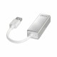 Адаптер за USB-C към DVI NANOCABLE USB 3.0/RJ-45, 0.15m