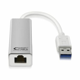 Адаптер за USB-C към DVI NANOCABLE USB 3.0/RJ-45, 0.15m