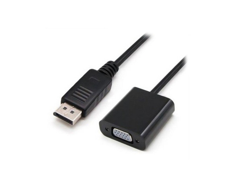 Адаптер за DisplayPort към SVGA NANOCABLE 10.16.0602 Черен 15 cm Адаптер за DisplayPort към SVGA NANOCABLE 10.16.0602 Черен 15 cm
