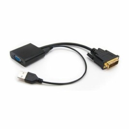 Адаптер за DVI към VGA NANOCABLE 10.16.2008-BK Черен