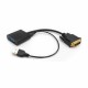 Адаптер за DVI към VGA NANOCABLE 10.16.2008-BK Черен