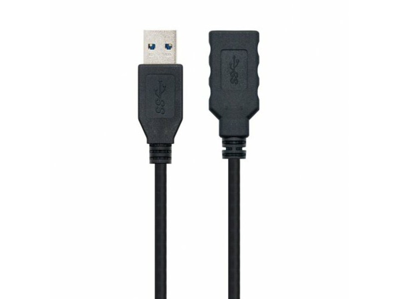 USB Cable NANOCABLE 10.01.0903-BK Черен 3 m
