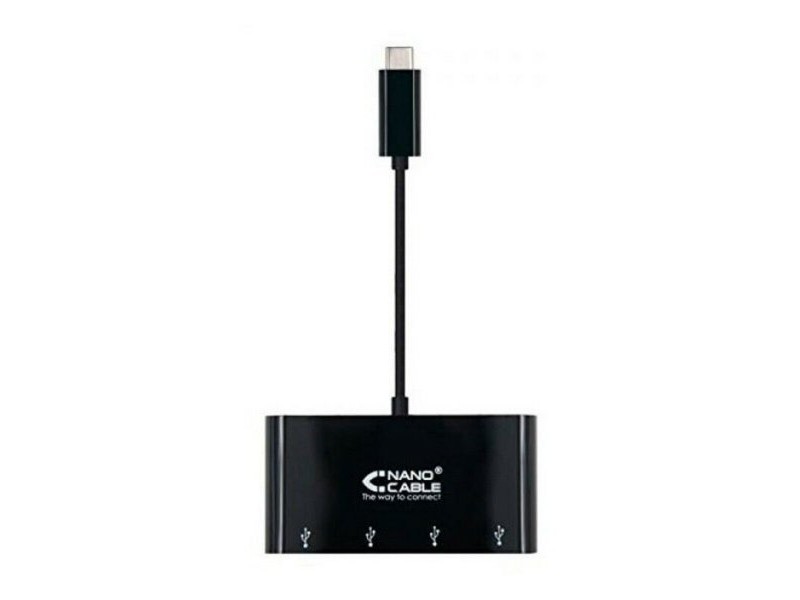 Адаптер за USB-C USB NANOCABLE 10.16.4401-BK (10 cm) 10 cm Адаптер за USB-C USB NANOCABLE 10.16.4401-BK (10 cm) 10 cm
