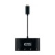 Адаптер за USB-C USB NANOCABLE 10.16.4401-BK (10 cm) 10 cm Адаптер за USB-C USB NANOCABLE 10.16.4401-BK (10 cm) 10 cm