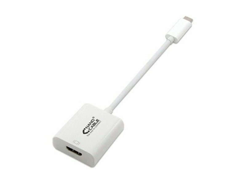 Адаптер за HDMI - USB-c NANOCABLE 10.16.4102 15 cm Бял