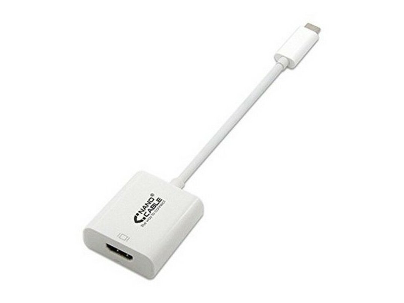 Адаптер за HDMI - USB-c NANOCABLE 10.16.4102 15 cm Бял