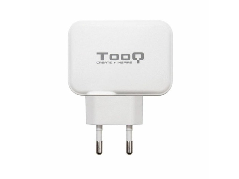 USB зарядно стена TooQ TQWC-2SC02WT Бял 27 W