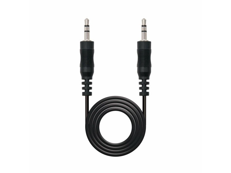 Аудио кабел с жак (3,5 mm) към 2 RCA кабел NANOCABLE 10.24.0120 20 cm