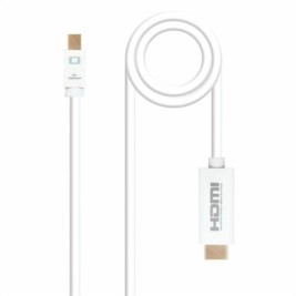 Адаптер за мини DisplayPort към HDMI NANOCABLE 10.15.4002 Бял 2 m