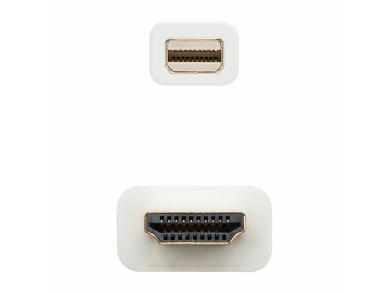 Адаптер за мини DisplayPort към HDMI NANOCABLE 10.15.4002 Бял 2 m