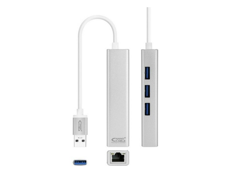USB 3.0 към Гигабайт Ethernet Преобразувател NANOCABLE 10.03.0403