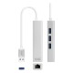 USB 3.0 към Гигабайт Ethernet Преобразувател NANOCABLE 10.03.0403