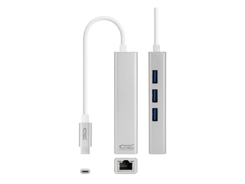 USB 3.0 към Гигабайт Ethernet Преобразувател NANOCABLE 10.03.0404