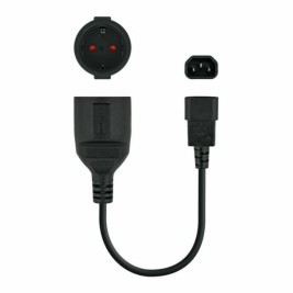Захранващ кабел C14 към Shuko NANOCABLE 10.22.0901 (25 cm)