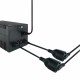 Захранващ кабел C14 към Shuko NANOCABLE 10.22.0901 (25 cm)