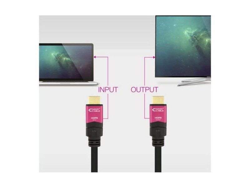 Кабел HDMI NANOCABLE 10.15.3725 Черен 25 m