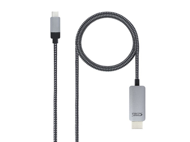 Кабел USB-C към HDMI NANOCABLE 10.15.5102 1,8 m Черен Кабел USB-C към HDMI NANOCABLE 10.15.5102 1,8 m Черен