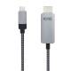 Кабел USB-C към HDMI NANOCABLE 10.15.5102 1,8 m Черен Кабел USB-C към HDMI NANOCABLE 10.15.5102 1,8 m Черен