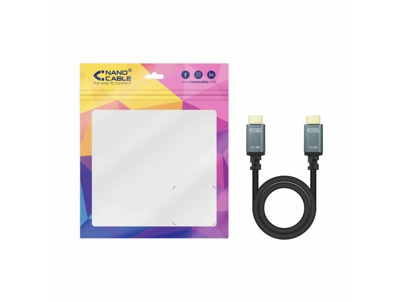 Кабел HDMI NANOCABLE 10.15.8003 Черен 3 m 8K Ultra HD