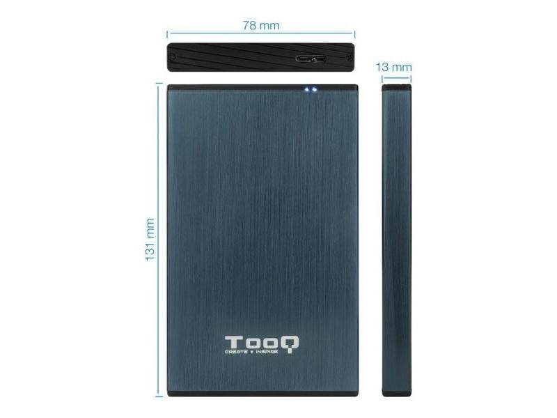 Външна кутия TooQ TQE-2527PB Син 2,5