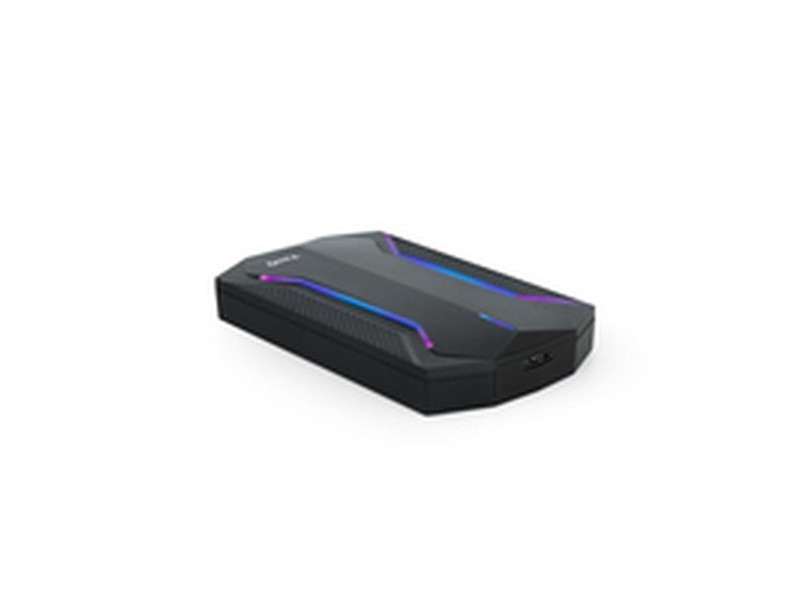 Корпус за твръд диск TooQ TQE-2599RGB Черен USB Микро USB Micro USB B USB 3.2