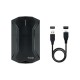 Корпус за твръд диск TooQ TQE-2599RGB Черен USB Микро USB Micro USB B USB 3.2