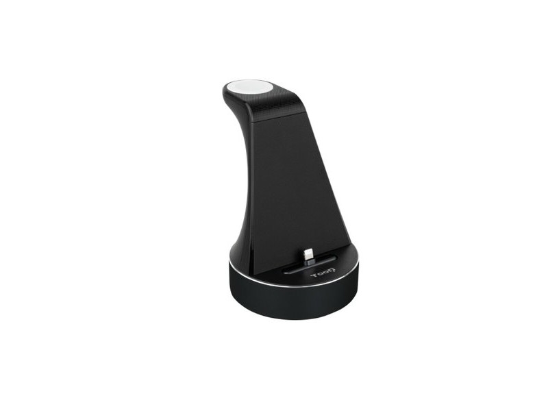 Основа за Зареждане TooQ iPhone/Apple Watch 18 W Черен