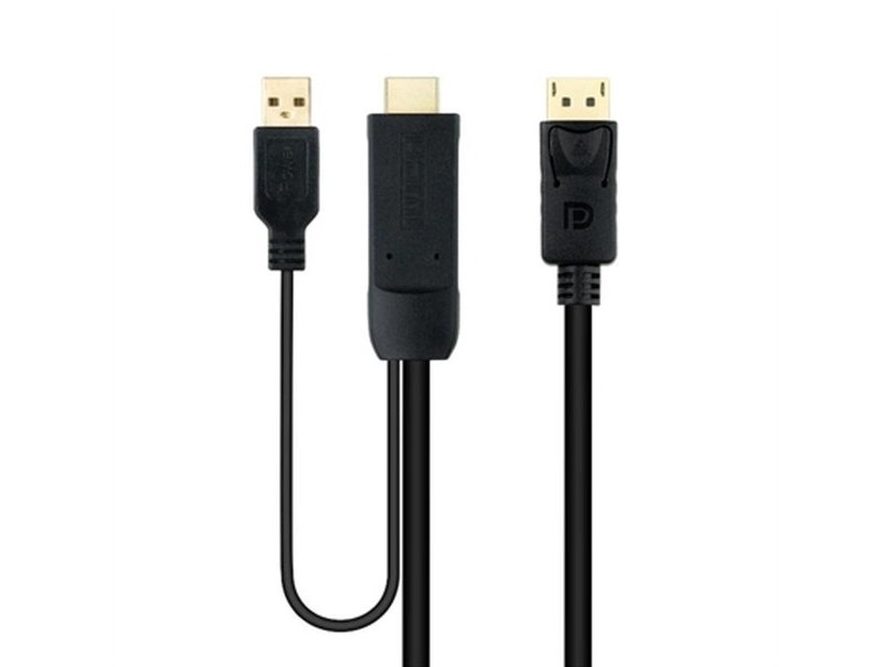 Кабел DisplayPort към HDMI NANOCABLE 10.15.4352 Черен 1,8 m 4K Ultra HD Кабел DisplayPort към HDMI NANOCABLE 10.15.4352 Черен 1,8 m 4K Ultra HD