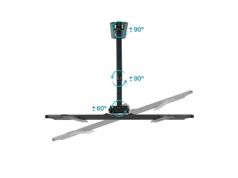Поставка за стена за телевизор с дръжка TooQ LP7843TN-B 35 kg