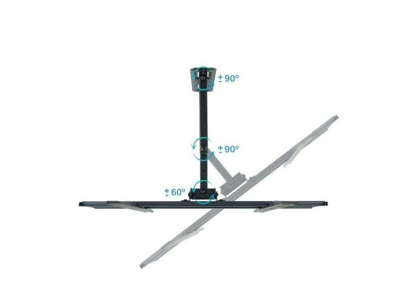 Поставка за стена за телевизор с дръжка TooQ LP7863TN-B 35 kg