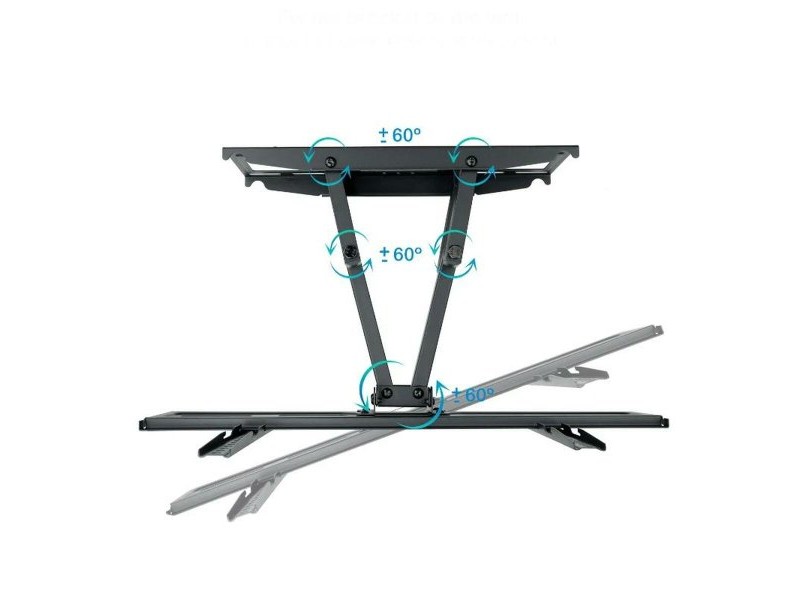 Поставка за стена за телевизор с дръжка TooQ LP7866TN-B 40 kg